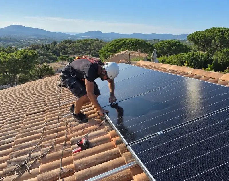 Installateur panneaux solaires Faramans — pose photovoltaïque sur toiture